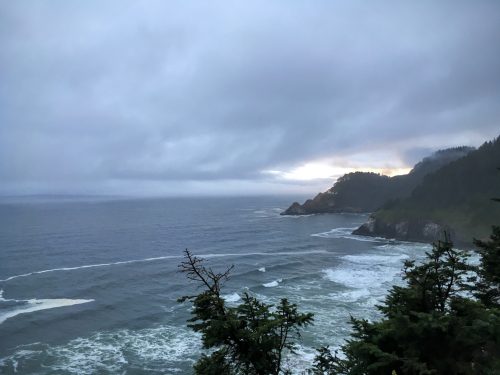 Lighthouse in the Fog, Oregon Coast